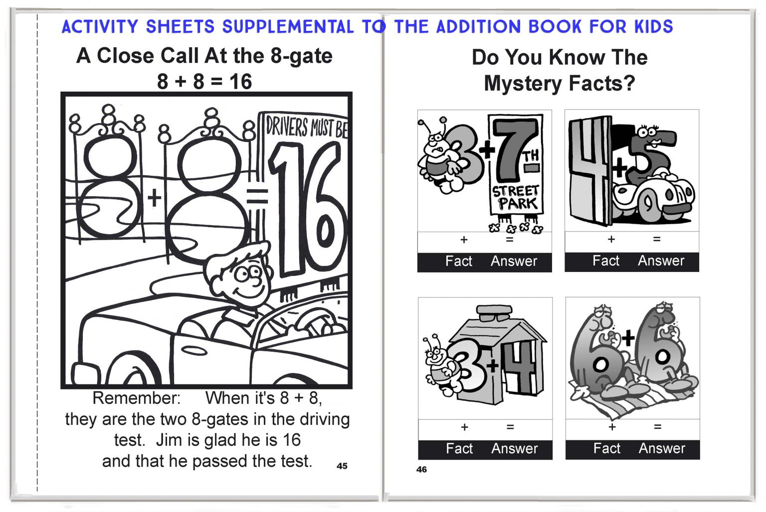 Addition the Fun Way Activity Sheets PDF Download - City Creek Press, Inc.