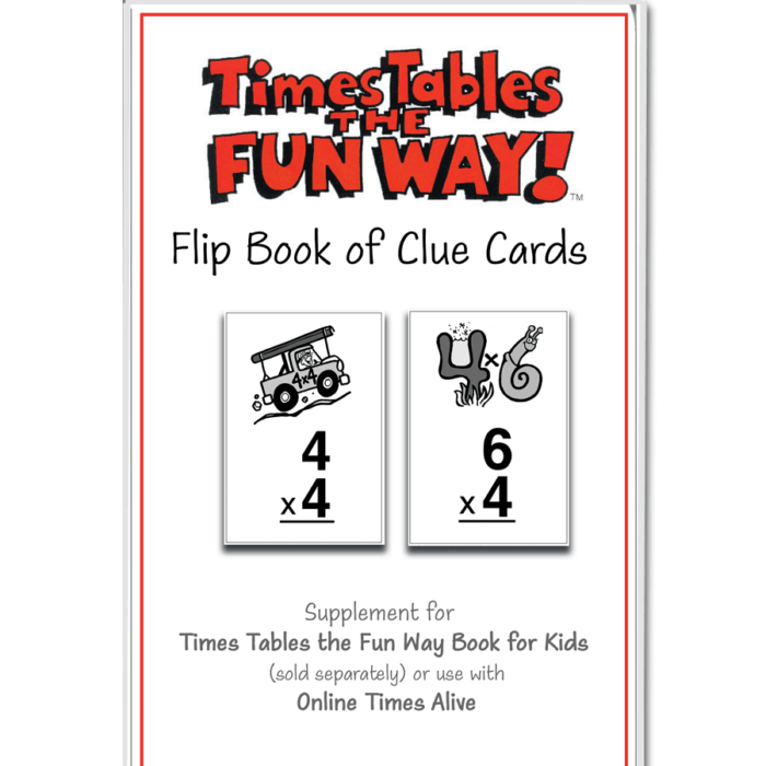 Times Flip Book of Clue Cards